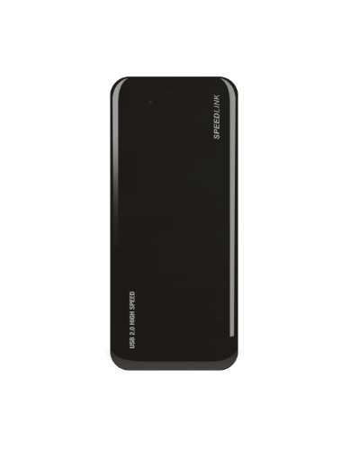Speedlink Nobilé aktiver 7-fach USB Hub mit Netzteil (7 USB 2.0-Anschlüsse, 1,4m Kabellänge) schwarz