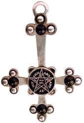 Cross of Dark Light for Illumination Pendant Necklace - Forbidden Charms Collection