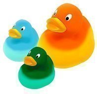 Escabbo Duckie Changing Colours Bath Squirters Toys