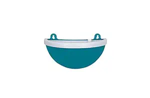 Madhuli Gardencia Wall Hanging Planter, Wall Mount Hanging Pot/Indoor Plants Pot, Railing Flower Pot, Flower Plant Pot, Home Decor, Garden Decoration Flower Pots for Home and Gardening (Sea Green)
