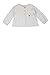Kanz Baby Girls Strickjacke 1/1 Arm Crew Neck Long Sleeve Christening Gown, White (bright White White 1000), 6-9 Months (Manufacturer size: 74)