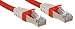 Produktbild LINDY SSTP Cat.6A Kabel, rot, 0,5m LSOH, inkl. Testprotokoll