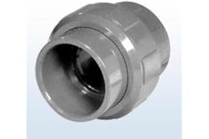 UNIQUE KOI PVC-Kupplung mit O-Ring, 2x Klebemuffe, 50 mm