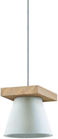 Pendant lamp Beton Exo 683b-g04 X 1 a-03 Chandelier IP20 for Concrete Internal Lighting Made From Wood Oak and Steel Shade Diameter 15 cm Requires 1 x E14 Maximum 40 W Bulb Not Included