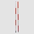 GLOBAL LUMINOUS Original Heavy Ranging Rod (2 Meter) in 2 Fold with Free Canvas Heavy Bag