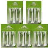 Preisvergleich Produktbild 20 Stück (5 x 4) Recovering Kit HOFOO® für Zahnbürste Philips Sonicare DiamondClean (hx-6064). Komplett Kompatible mit den Modelle Elektro-Zahnbürsten Philips: DiamondClean, FlexCare, FlexCare Platinum, FlexCare (+), HealthyWhite, 2 Series, EasyClean und PowerUp Elektrische Zahnbürsten
