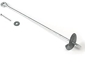 Gartenpirat Ancrage au Sol balancoire portique Acier galvanisé