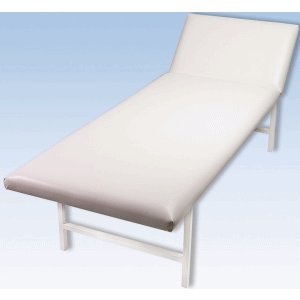 Preisvergleich Produktbild Söhngen Ruheraumliege Stahlrohr Kopf- und Fußteil verstellbar weiß