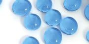 System 96 Glass Pebbles - Sky Blue - 96 Coe - 1/2 Pound Bag by System 96 Glass