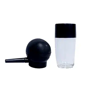 Fully Hair Building Fiber Spray Applicator Nozzle Pump Applicator With Optimizing Hair Comb For Unisex Black Pack Of 1