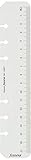 Personal Einlagen Filofax 133627 Personal Lineal/Lesezeichen, transparent