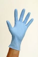 Preisvergleich Produktbild Blau Nitril Handschuhe Puderfrei (100) Extra Große