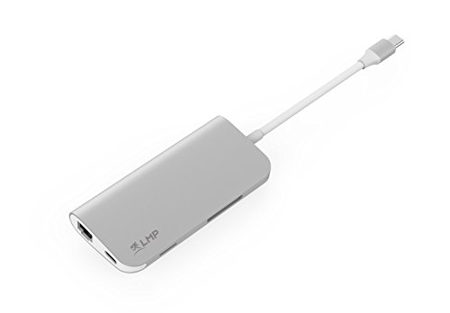 LMP 14368 USB 3.0 (3.1 Gen 1) с 5000 Mbit/s Silber, Weiß Hub