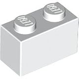 LEGO CITY - 20 STEINE mit 1x2 Noppen in weiss - 3004 BAUSTEINE - STEINE