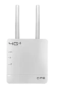 GENSEC 4G Wireless Router CPE Jio Router WiFi 4G Dongle Device, Support DVR, NVR, WiFi Camera, Support All Sim Cards (Airtel, Vodafone, Jio, Idea)