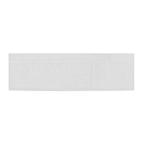 Weiß Silikon-Tastatur Schutzfolie für 17,7-Zoll-Laptops