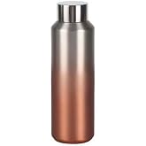 Trendix &Ccedil;elik İ&ccedil;li Termos 600 Ml Turuncu-Gri Skm013