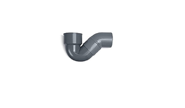 Euro Containers Ptrap 11x11 Plastic P Trap Fitting Grey Amazon In Home Kitchen