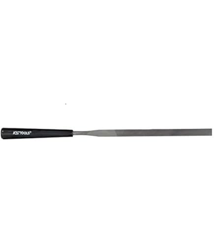 Lime Ronde Demi-douce KS Tools 250 Mm Sans Manche - Pour Métaux, Bois, Plastique, Qualité Professionnelle