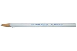 Dixon Chinagraph Pencils - White - Pack of 3