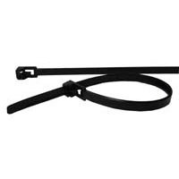Cable-Tex - Releasable cable ties Tidy 300 x 8.0 mm Black by Cable-Core - 