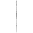 Staleks Pro Manicure Pusher Professional Cuticle Pusher Slanted and Loop end Metal Orange Stick Expert 51/2