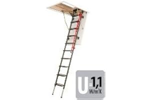 FAKRO Bodentreppe 'LMS' mit Metallleiter 70 x 120 x 280