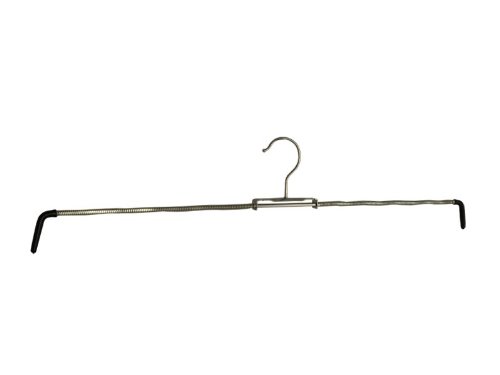 5 x Rockspanner schwarz rutschfest beschichtet, 26-58 cm - DER KLEIDERBÜGELRIESE