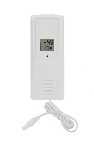 Funk Thermometer Froggit FT0075 mit 2 AussensensorenLCD Display Min/max Kabelsonde Kühschrank - 4