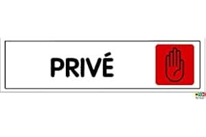 Autocollant sticker porte portail commerce bureau magasin privé panneau