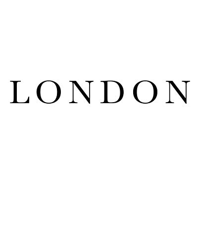 London: Decorative stacking book for interior design styling | Accessorize your coffee table and book shelves | Combine different deco books for a unique look (Cities of the World, Band 4)