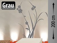 infactory Wand-Tattoo „Sommergräser“ 200 cm hoch - 4