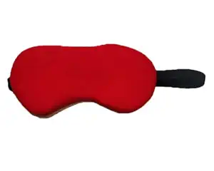 Lushomes Sleep Eye Mask-Updated Design Light Blocking Sleep Mask Soft and Comfortable Night Eye Mask for Men Women, Eye Blinder for Travel/Sleeping/Shift Work (Pack of 1, Blood Red)