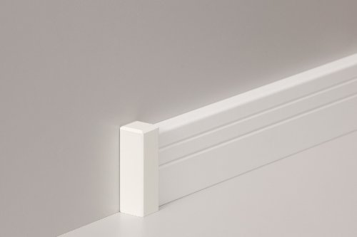 NEUHEIT!!! Original KGM Eckturm Eckblock Eckstab Ecke (klein 65 mm) aus Holz (lackiert) für weiße Leisten z.B. Altberliner Hamburger Profil - 5