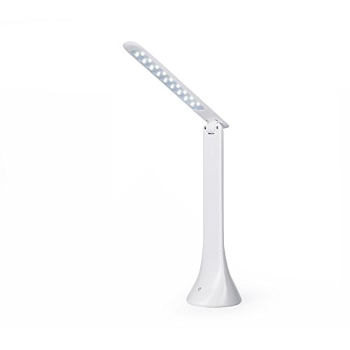 LESHP Lampe de table LED Flexible haute puissance portative Lampe de bureau 3 Mode de Luminosité Régleable haute efficacité lumineuse Contrôle tactile (commande tactile) Bras extensible 180 degré, meilleur soins des yeux