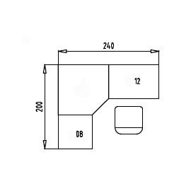 Tischsystem Ergonomic Serie B Set 1R Rollcontainer 240x200cm Trapezplatte Nussbaum Tischsystem Ergonomic Serie B Set 1R Rollcontainer 240x200cm Trapezplatte Nussbaum