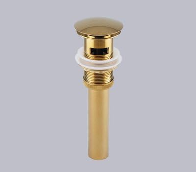 Ytdzsw Euro Solid Brass Plumbing Bathroom Sink Pipe Bottle Traps For Wash Basins & Waste Drainer Pop Up Drain,With Overflow