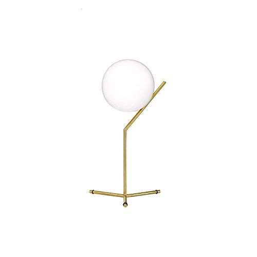 Retro Chandelier Simple Bedroom Bedside Lamp Decoration Lamp Warm Nordic Creative Personality Study Glass Ball Lamp,The Lamp - Obtuse,Button Switch by Yuser