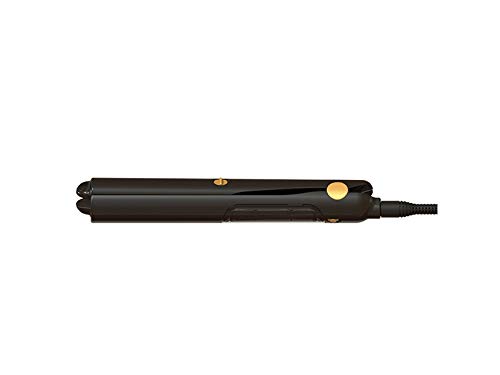Hair Curler Rollers Hair Straightener Steam Iron Professional Cordless straighteners with Ceramic Plates Dual  Black 