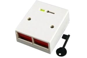 CQR Dual Push Panic Button White