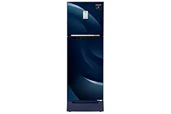 Samsung 244 L 3 Star Inverter Frost Free Double Door Refrigerator (RT28A3C234U/HL, Rythmic Twirl Blue, Base Stand with Drawer, Curd Maestro, Convertible)