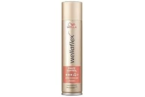 Wellaflex Frizz Control hårspray | Anti-frizz-spray med 48 h extra starkt grepp | Bandar utskjutande hår utan limning | UV-skydd och skydd mot luftfuktighet