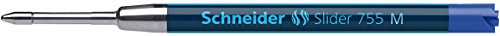 Schneider Slider 755 Kugelschreiber Mine (ViscoGlide-Technologie, dokumentenecht, M) 10er Packung blau - 2