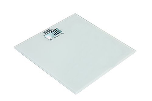 G&G A5-W 180kg AAA Batterien DESIGN Personenwaage Digitalwaage GLAS Scale - 2