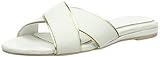 Muster: Metallic, Uni ESPRIT Damen AVA Slide Pantoletten, Weiß (White 100), 41 EU