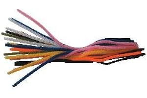 OK 22704 Chenille Oz International Diamètre 15 mm 30 cm Sachet de 18 Couleurs Assorties