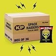 Space Raiders Pickled Onion Shaped Corn Snacks Crisps (36 Bags x 25g)