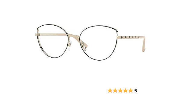 Valentino Occhiali da vista ROCKSTUD VA 1018 BLACK PALE GOLD 55/18/140  donna : Amazon.it: Abbigliamento