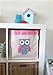 Forwalls FWHS-7002 Storage Box with Owl Design 31 x 31 cm