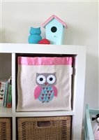 Forwalls FWHS-7002 Storage Box with Owl Design 31 x 31 cm